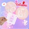 JULMELON Valentine's Day Stencils, 20Pcs Valentine Drawing Templates Reusable Plastic Template Stencils for Wall Floor Decor DIY Rock Dot Painting Art Projects (3inch)